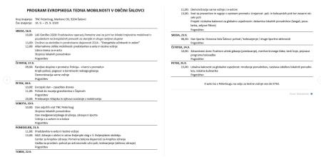 Evropski teden mobilnosti 2020 2